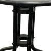 Black Steel Bistro Table Black Steel Bistro Table