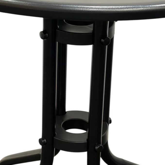 Black Steel Bistro Table Black Steel Bistro Table