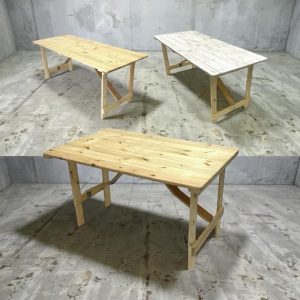 Wooden Trestle Tables