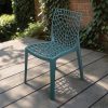 Teal Plastic Stacking Web Chair Teal Plastic Stacking Web Chair - BE Furniture Sales