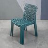 Teal Plastic Stacking Web Chair Teal Plastic Stacking Web Chair