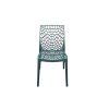 Teal Plastic Stacking Web Chair Teal Plastic Stacking Web Chair
