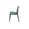 Teal Plastic Stacking Web Chair Teal Plastic Stacking Web Chair