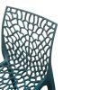 Teal Plastic Stacking Web Chair Teal Plastic Stacking Web Chair