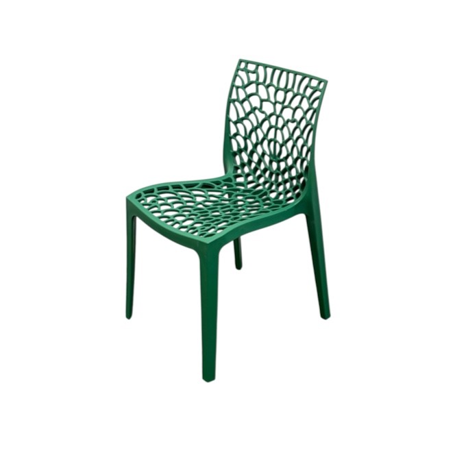 Green Plastic Web Stacking Chair Green Plastic Web Stacking Chair