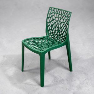 Green Plastic Web Stacking Chair - BE Furniture Sales