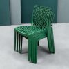 Green Plastic Web Stacking Chair Green Plastic Web Stacking Chair