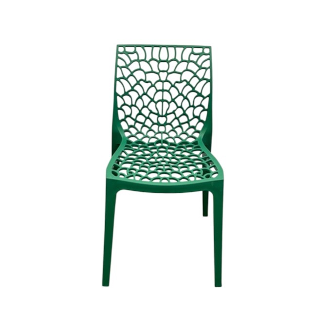 Green Plastic Web Stacking Chair Green Plastic Web Stacking Chair