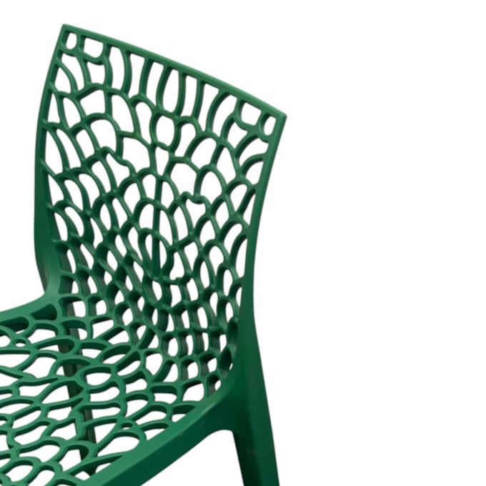 Green Plastic Web Stacking Chair Green Plastic Web Stacking Chair