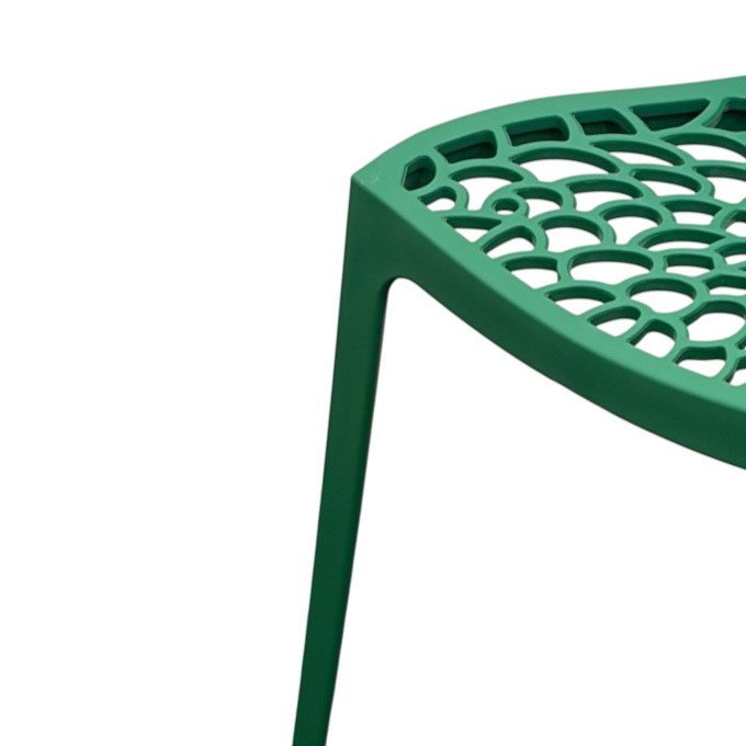 Green Plastic Web Stacking Chair Green Plastic Web Stacking Chair