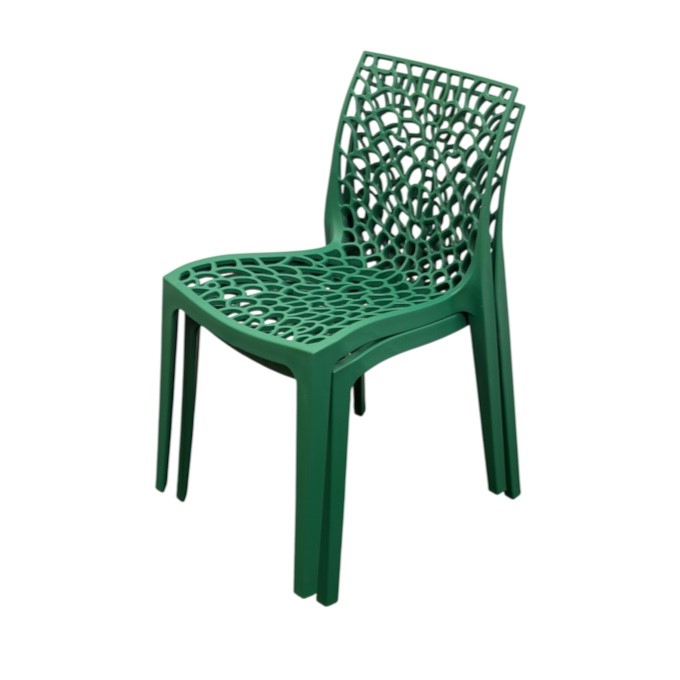 Green Plastic Web Stacking Chair Green Plastic Web Stacking Chair