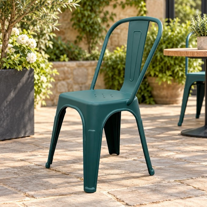 Tolix Style Bistro Chairs - BE Furniture Sales