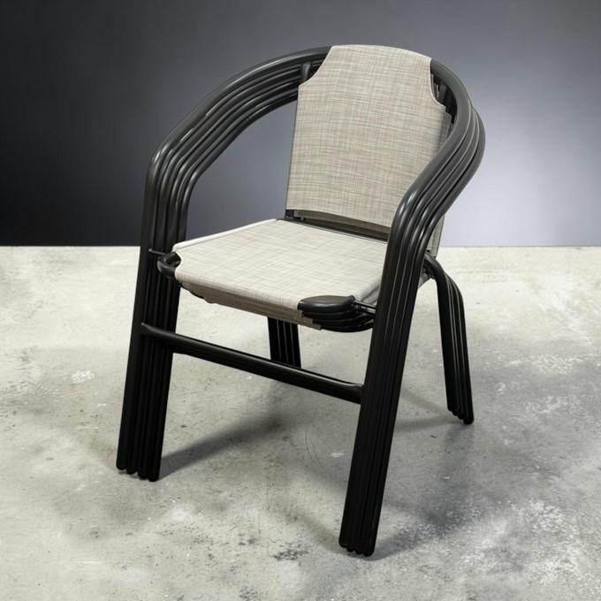Fabric Stacking Bistro Chairs Fabric Stacking Bistro Chairs