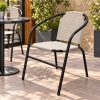 Fabric Stacking Bistro Chairs Fabric Stacking Bistro Chairs - BE Furniture Sales