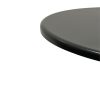 Round Black Pedestal Table Round Black Pedestal Table