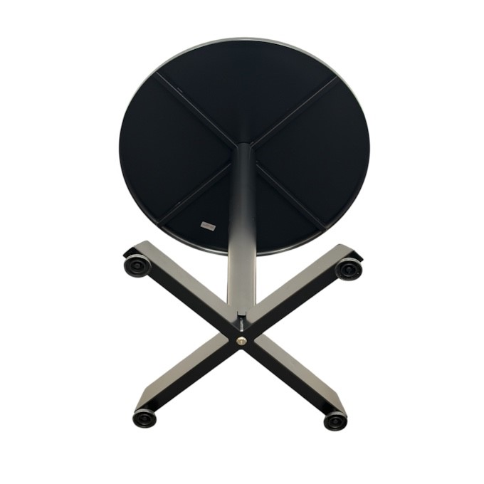 Round Black Pedestal Table Round Black Pedestal Table