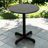 Round Black Pedestal Table Round Black Pedestal Table - BE Furniture Sales