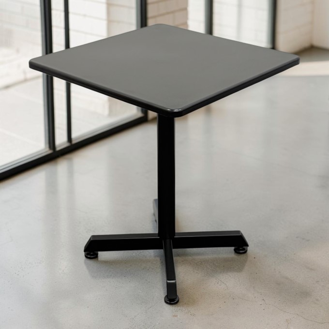 Black Pedestal Bistro Table Black Pedestal Bistro Table