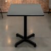 Black Pedestal Bistro Table Black Pedestal Bistro Table - BE Furniture Sales