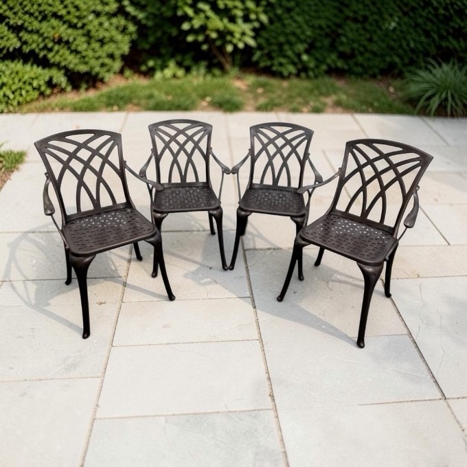 Cast Aluminium Garden Armchair Cast Aluminium Garden Armchair